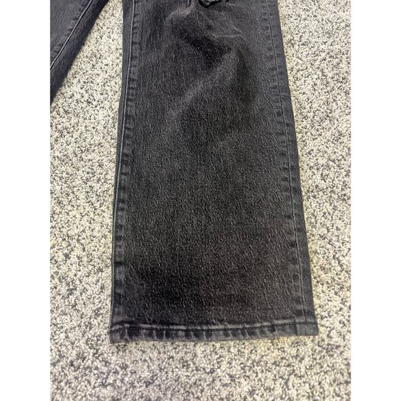 Madewell The Mid-Rise Perfect Vintage Straight Jean, Women’s 29 Distressed Black - Picture 3 of 11